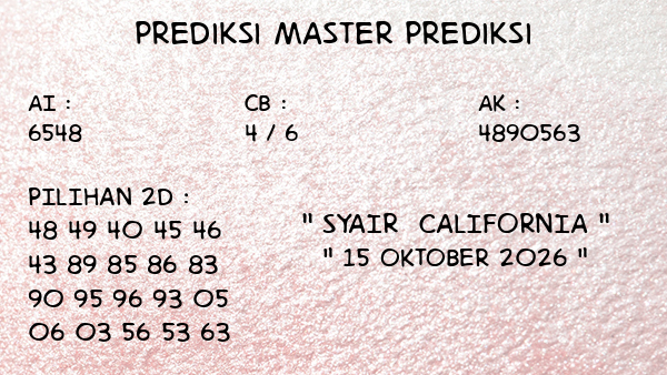 Prediksi California