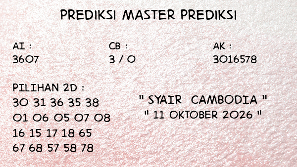 Prediksi Cambodia