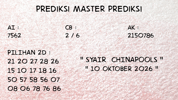 Prediksi Chinapools