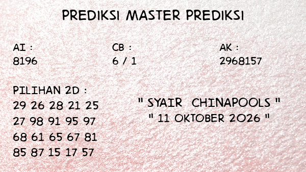 Prediksi Chinapools
