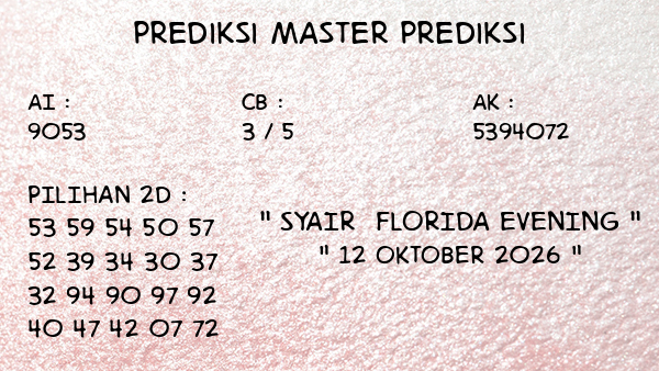 Prediksi Florida Evening