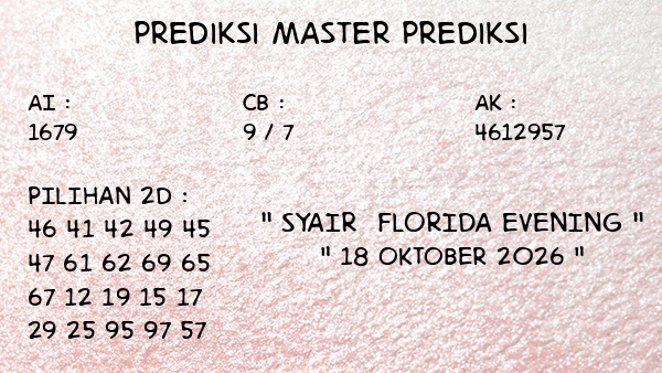 Prediksi Florida Evening