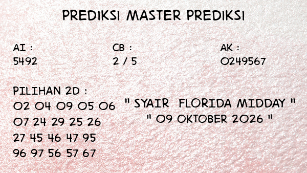 Prediksi Florida Midday