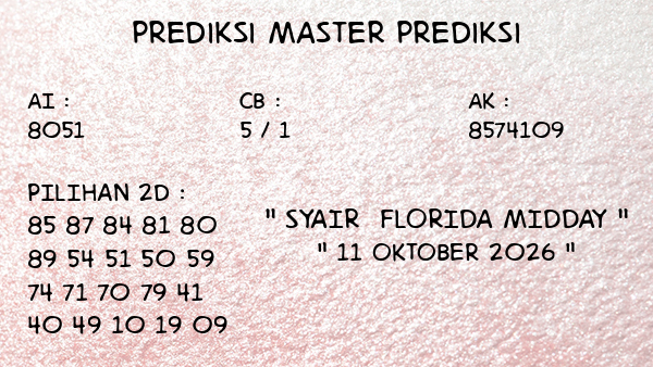 Prediksi Florida Midday