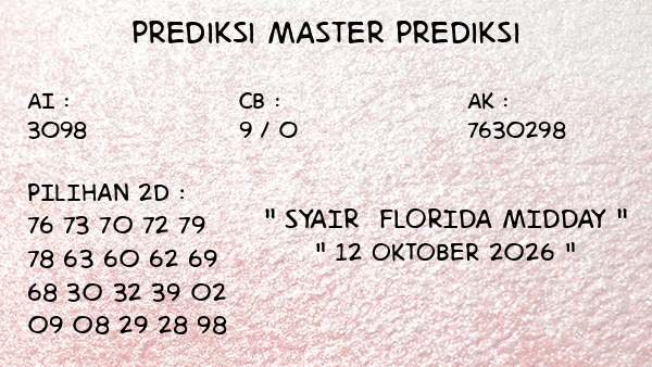Prediksi Florida Midday
