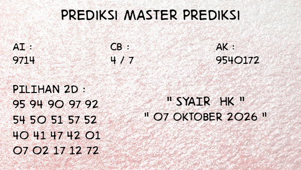 Prediksi HK