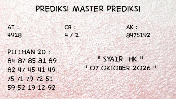 Prediksi HK