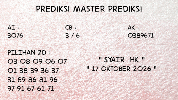 Prediksi HK