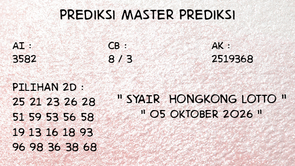 Prediksi Hongkong Lotto