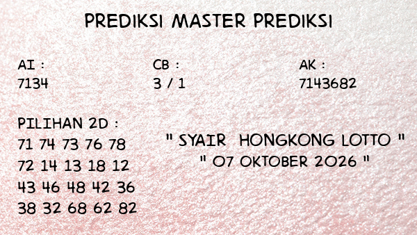 Prediksi Hongkong Lotto