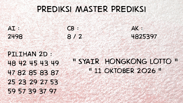 Prediksi Hongkong Lotto