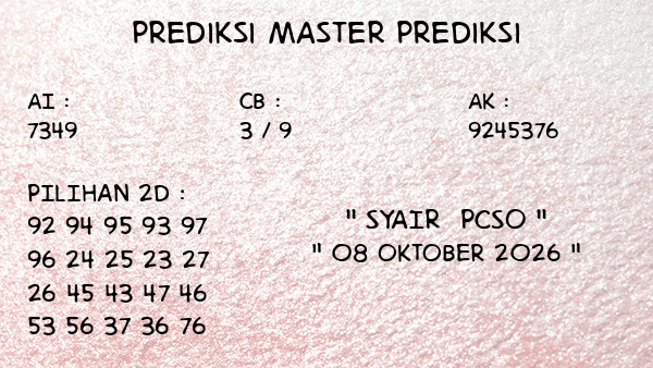 Prediksi Pcso