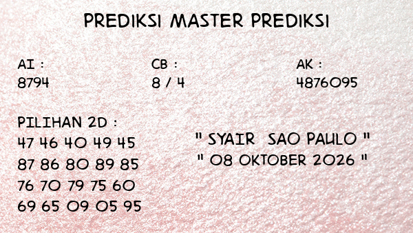 Prediksi Sao Paulo