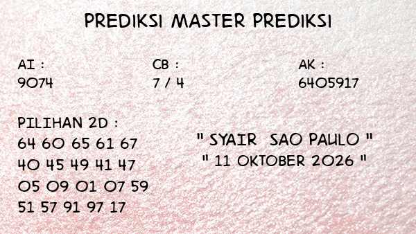 Prediksi Sao Paulo