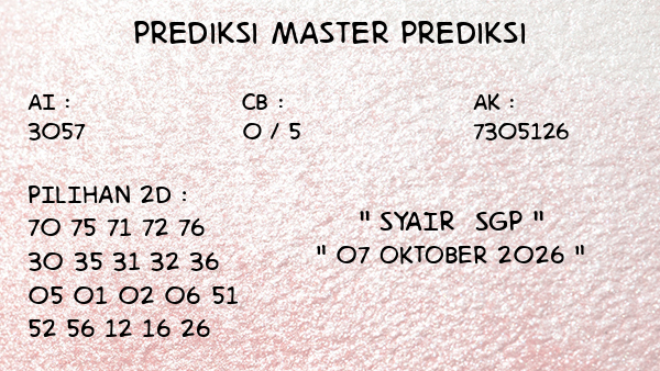 Prediksi SGP