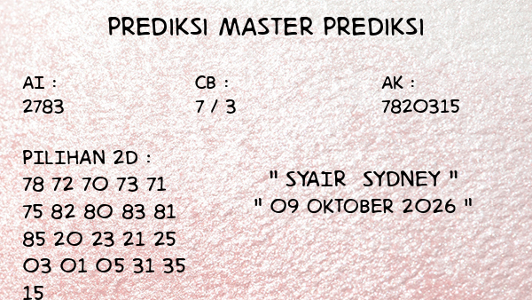 Prediksi Sydney