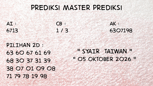 Prediksi Taiwan