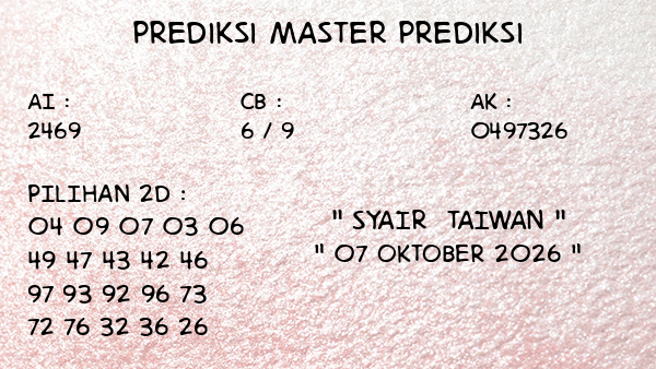 Prediksi Taiwan