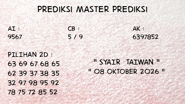 Prediksi Taiwan