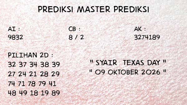 Prediksi Texas Day
