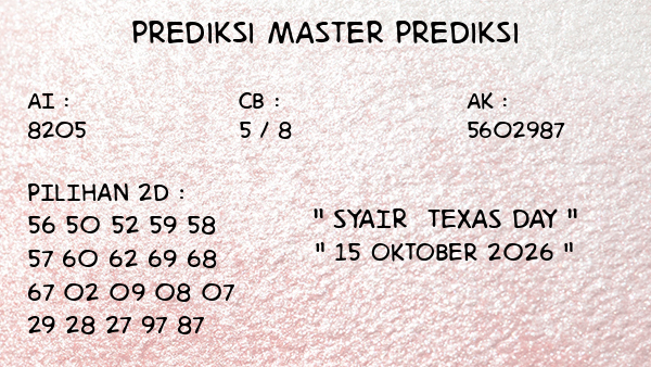 Prediksi Texas Day