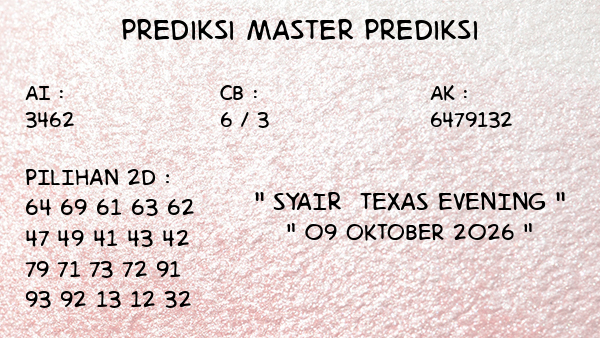 Prediksi Texas Evening