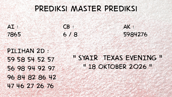 Prediksi Texas Evening