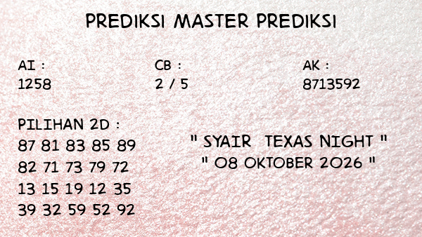 Prediksi Texas Night