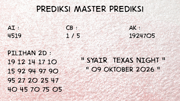 Prediksi Texas Night