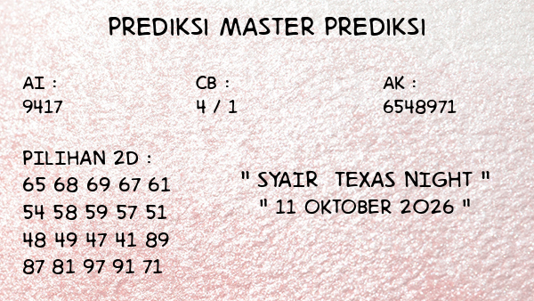 Prediksi Texas Night